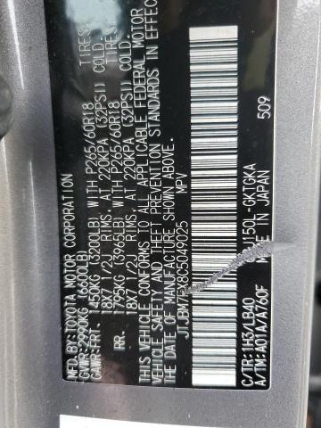 Photo 10 from auction – 2012 LEXUS GX 460 with VIN JTJBM7FX8C5049025
