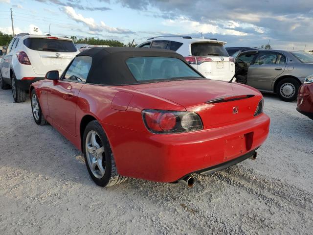 Photo 3 from auction – 2000 HONDA S2000 with VIN JHMAP1141YT002047
