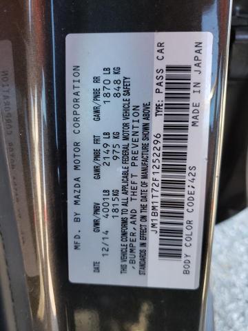 Photo 10 from auction – 2015 MAZDA 3 SV with VIN JM1BM1T72F1252296