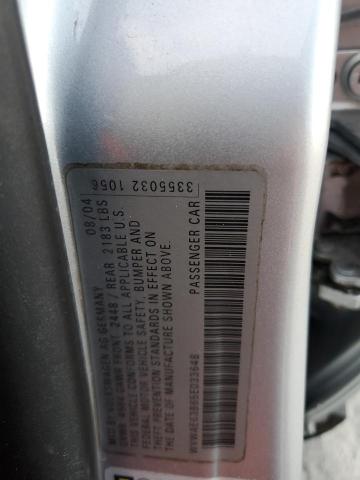 Photo 10 from auction – 2005 VOLKSWAGEN PASSAT GLS with VIN WVWAE63B65E033648