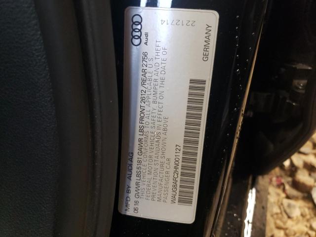 Photo 10 from auction – 2017 AUDI A6 PREMIUM with VIN WAUG8AFC2HN001127