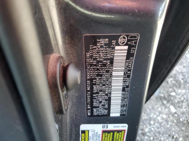Photo 10 from auction – 2011 TOYOTA COROLLA BA with VIN 2T1BU4EE9BC729681