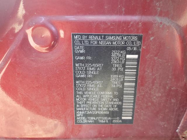 Photo 10 from auction – 2016 NISSAN ROGUE S with VIN KNMAT2MV2GP696469