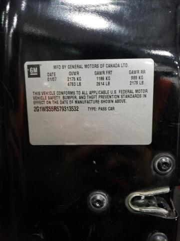 Photo 10 from auction – 2007 CHEVROLET IMPALA POL with VIN 2G1WS55R579313532