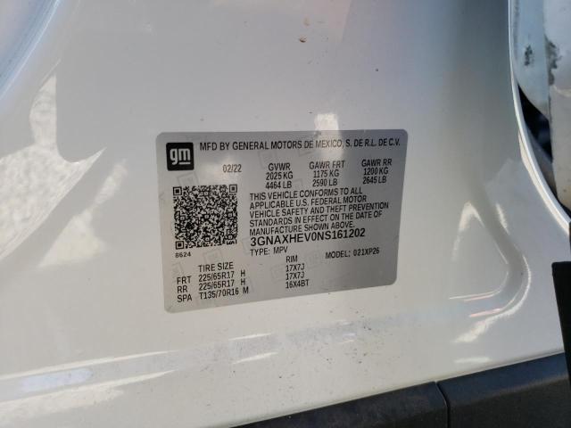 Photo 10 from auction – 2022 CHEVROLET EQUINOX LS with VIN 3GNAXHEV0NS161202
