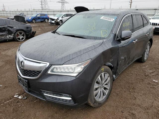 Photo 2 from auction – 2016 ACURA MDX TECHNO with VIN 5FRYD4H68GB008462