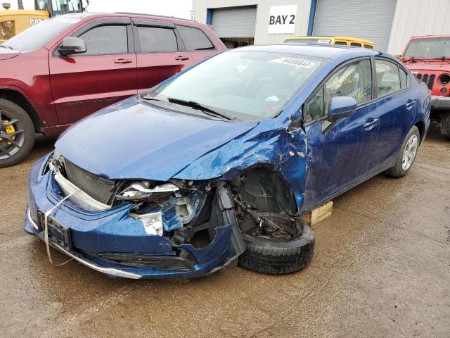 Photo 2 from auction – 2015 HONDA CIVIC LX with VIN 19XFB2F55FE065154