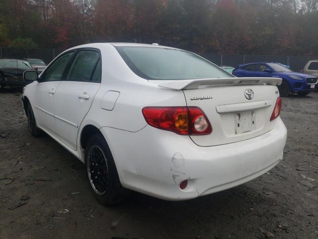 Photo 3 from auction – 2009 TOYOTA COROLLA BA with VIN 1NXBU40E89Z079225