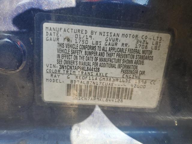 Photo 10 from auction – 2019 NISSAN VERSA with VIN 3N1CN7AP9KL844128