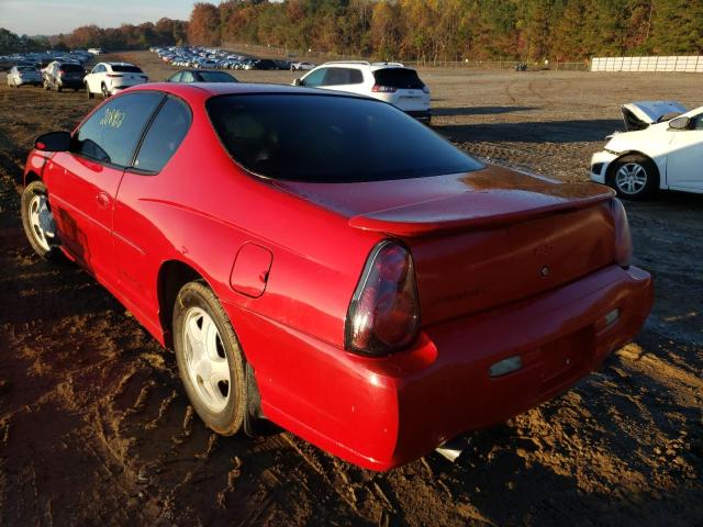 Photo 3 from auction – 2003 CHEVROLET MONTE CARL with VIN 2G1WX15K339216823