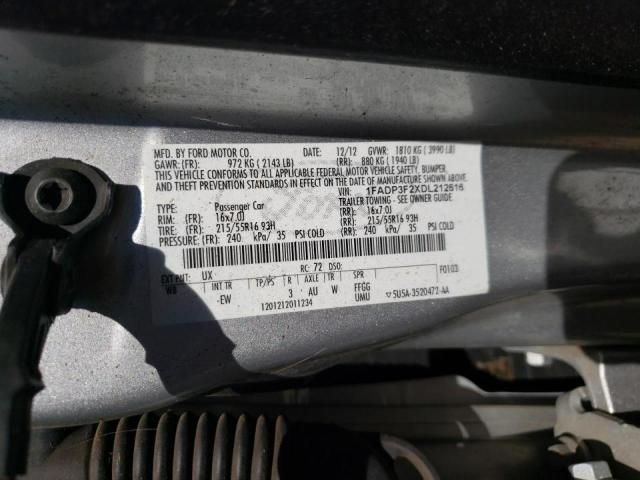 Photo 10 from auction – 2013 FORD FOCUS SE with VIN 1FADP3F2XDL212616