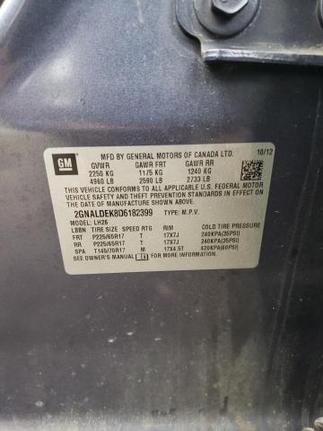 Zdjęcie 10 z aukcji – 2013 CHEVROLET EQUINOX LT z VIN 2GNALDEK8D6182399