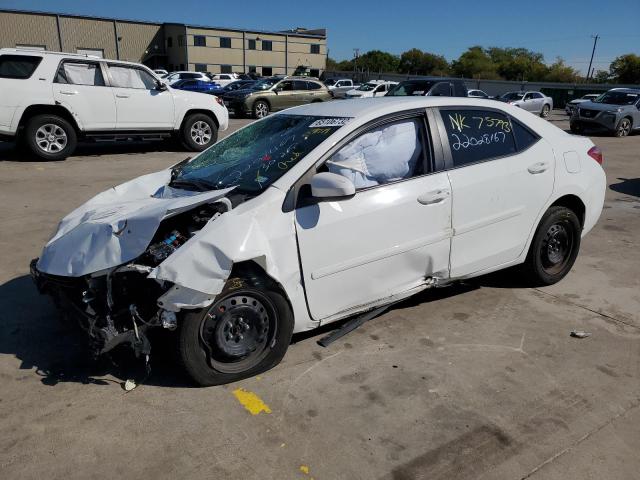 TOYOTA COROLLA L 2019 with VIN 5YFBURHE5KP891719 - Photo from auction