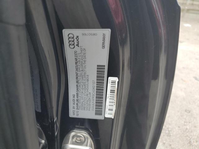 Photo 10 from auction – 2012 AUDI A5 PREMIUM with VIN WAULFAFR3CA040107