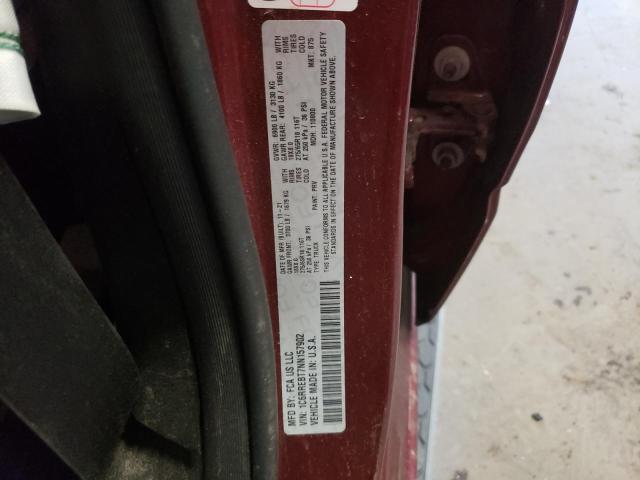 Photo 10 from auction – 2022 RAM 1500 BIG H with VIN 1C6RREBT7NN157902