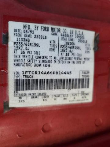 Photo 10 from auction – 1995 FORD RANGER SUP with VIN 1FTCR14A6SPB14445