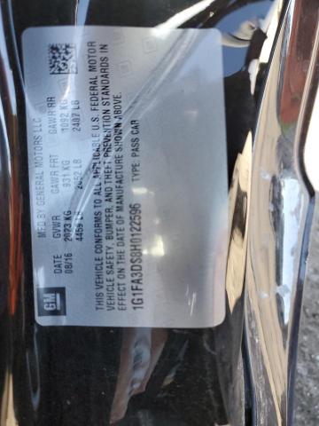 Photo 10 from auction – 2017 CHEVROLET CAMARO LS with VIN 1G1FA3DS8H0122596