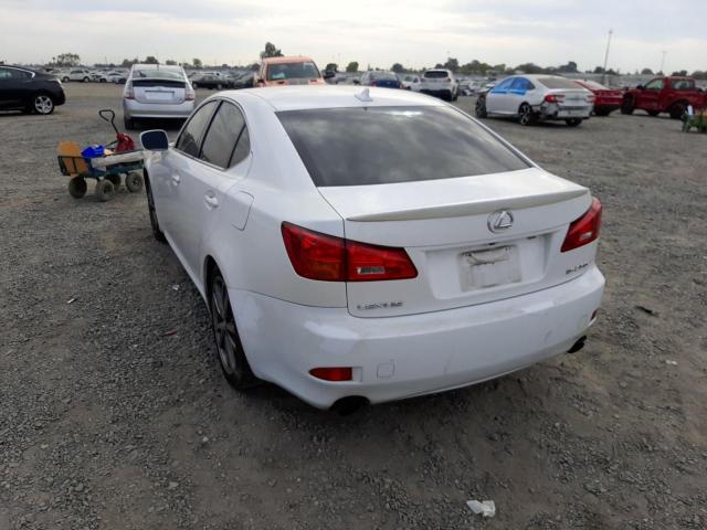 Photo 3 from auction – 2008 LEXUS IS 250 with VIN JTHBK262985055907