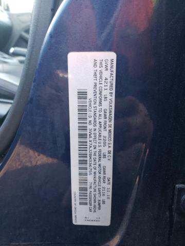 Photo 10 from auction – 2011 VOLKSWAGEN JETTA SEL with VIN 3VWLX7AJ2BM336755