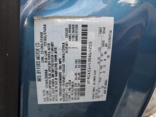 Photo 10 from auction – 2003 FORD WINDSTAR L with VIN 2FMZA51443BA64205