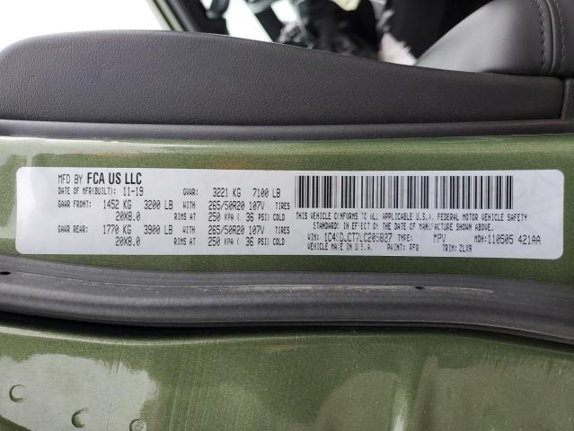 Photo 10 from auction – 2020 DODGE DURANGO R/ with VIN 1C4SDJCT7LC205827