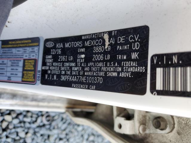 Photo 10 from auction – 2017 KIA FORTE LX with VIN 3KPFK4A77HE101370