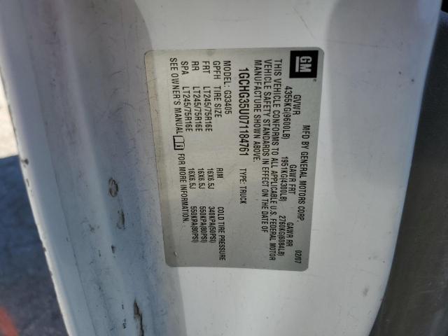 Photo 10 from auction – 2007 CHEVROLET EXPRESS G3 with VIN 1GCHG35U071184761