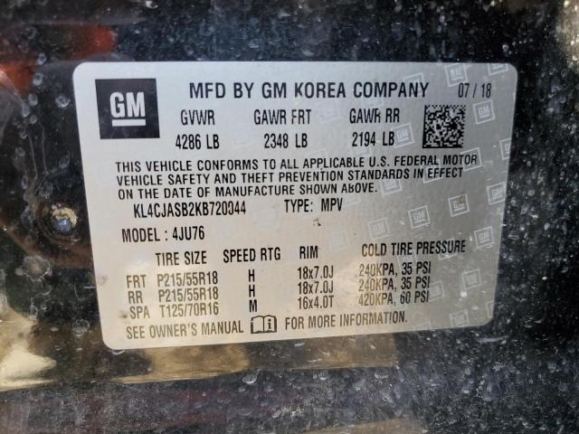 Photo 10 from auction – 2019 BUICK ENCORE PRE with VIN KL4CJASB2KB720044