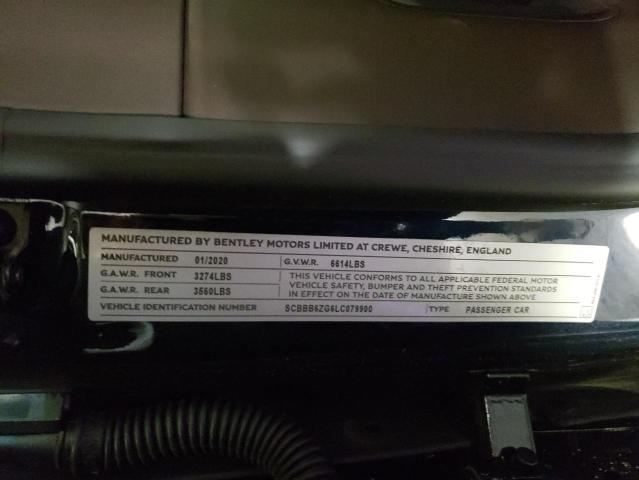 Photo 10 from auction – 2020 BENTLEY FLYING SPU with VIN SCBBB6ZG6LC079900