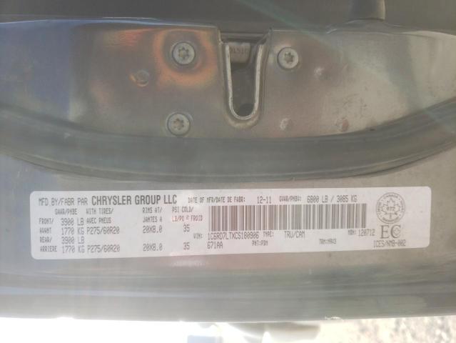 Photo 10 from auction – 2012 DODGE RAM 1500 S with VIN 1C6RD7LTXCS180906