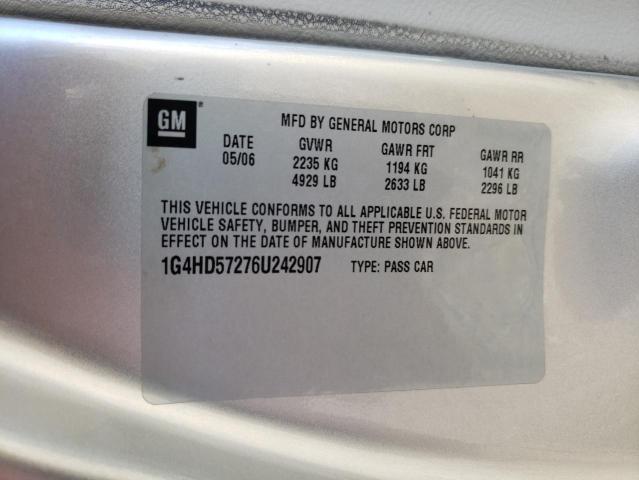 Photo 10 from auction – 2006 BUICK LUCERNE CX with VIN 1G4HD57276U242907