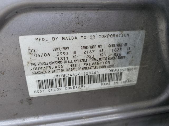 Foto 10 de la subasta – 2006 MAZDA 3 HATCHBAC con VIN JM1BK344561529464