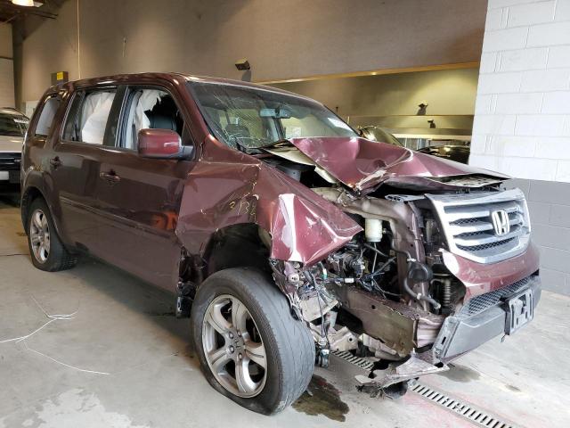 HONDA PILOT EXL 2012 with VIN 5FNYF4H50CB054459 - Photo from auction