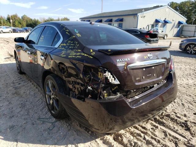 Photo 3 from auction – 2014 NISSAN MAXIMA S with VIN 1N4AA5AP8EC915698