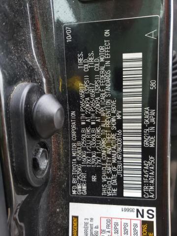 Photo 10 from auction – 2008 TOYOTA 4RUNNER SR with VIN JTEBU14R78K008166