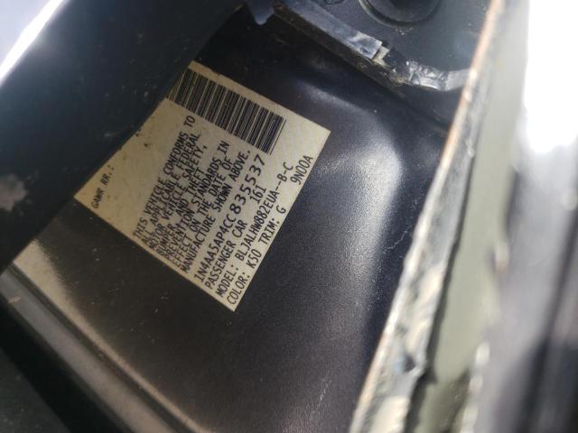 Photo 10 from auction – 2012 NISSAN MAXIMA S with VIN 1N4AA5AP4CC835537