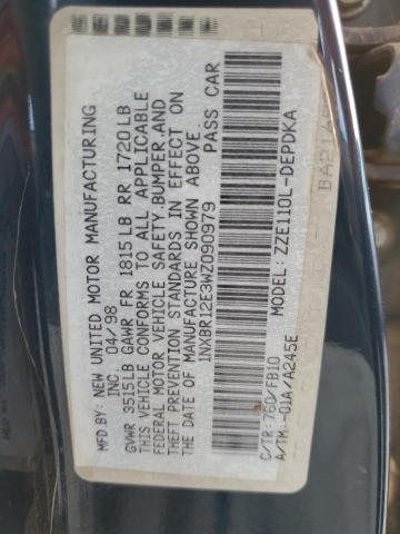 Photo 10 from auction – 1998 TOYOTA COROLLA VE with VIN 1NXBR12E3WZ090979