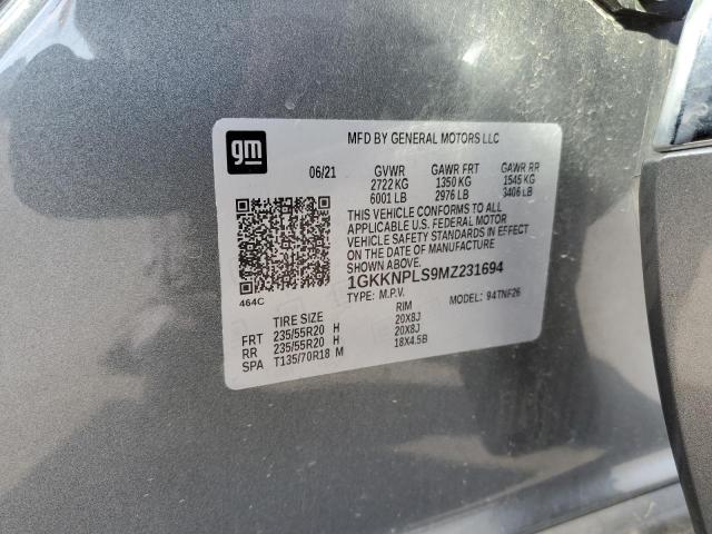 Photo 10 from auction – 2021 GMC ACADIA DEN with VIN 1GKKNPLS9MZ231694