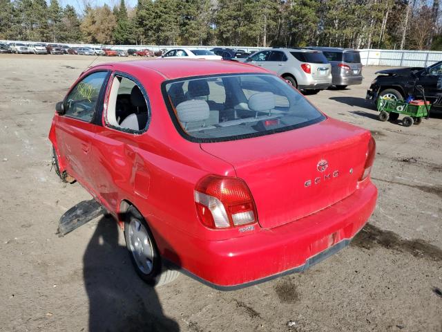 Photo 3 from auction – 2000 TOYOTA ECHO with VIN JTDAT1239Y5014034