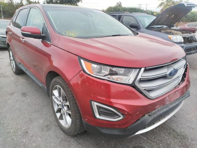 FORD EDGE TITAN 2018 with VIN 2FMPK4K80JBC09575 - Photo from auction
