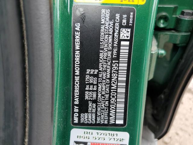 Photo 10 from auction – 2021 MINI COOPER S with VIN WMWXU9C01M2N87951