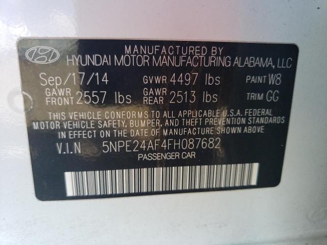 Photo 10 from auction – 2015 HYUNDAI SONATA SE with VIN 5NPE24AF4FH087682