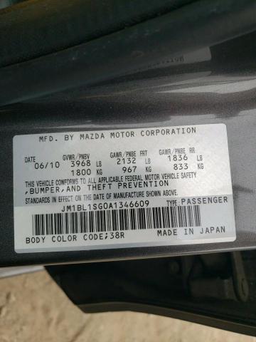 Photo 10 from auction – 2010 MAZDA 3 I with VIN JM1BL1SG0A1346609