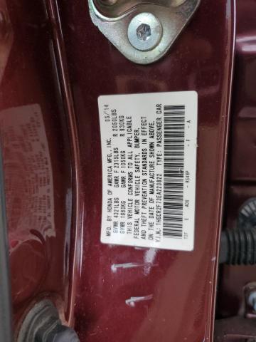 Photo 10 from auction – 2014 HONDA ACCORD EX with VIN 1HGCR2F73EA220822