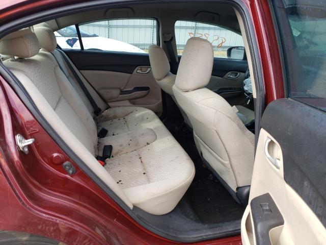 Photo 6 from auction – 2014 HONDA CIVIC LX with VIN 2HGFB2F59EH526702
