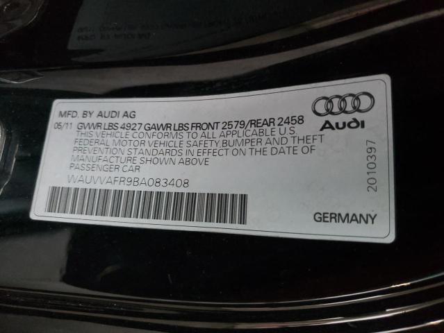 Photo 10 from auction – 2011 AUDI S5 PRESTIG with VIN WAUVVAFR9BA083408