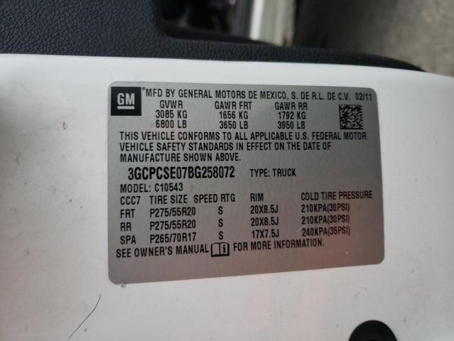 Photo 10 from auction – 2011 CHEVROLET SILVERADO with VIN 3GCPCSE07BG258072