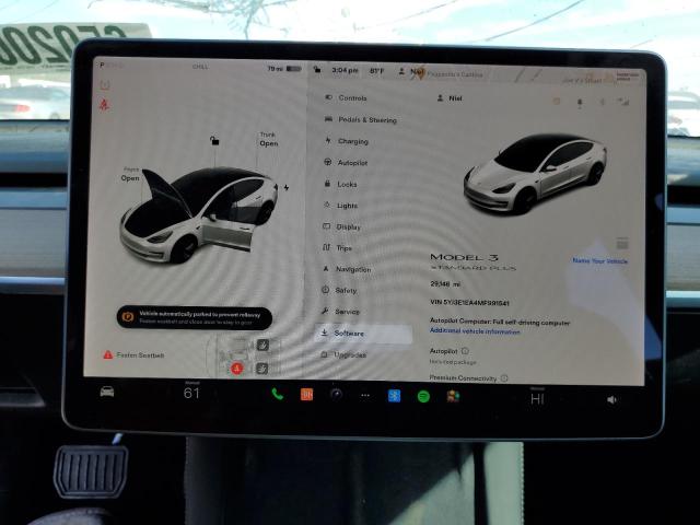 Photo 8 from auction – 2021 TESLA MODEL 3 with VIN 5YJ3E1EA4MF991541