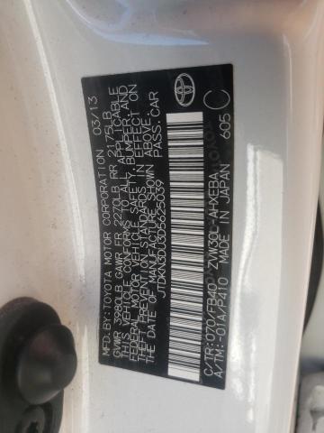 Photo 10 from auction – 2013 TOYOTA PRIUS with VIN JTDKN3DU3D5625039