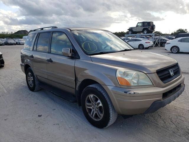 Photo 9 from auction – 2004 HONDA PILOT EX with VIN 2HKYF184X4H525655